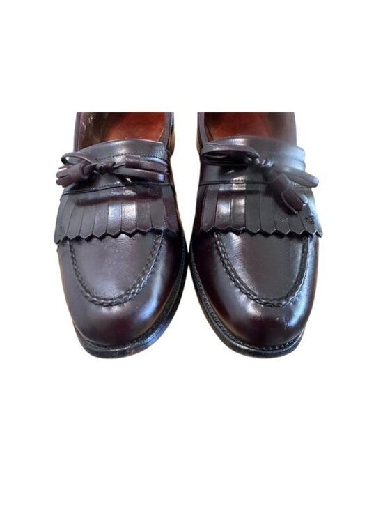 Allen Edmonds Chelsea Loafers Mens 11.5 Brown Leather Tassel Old Money Office main image 4